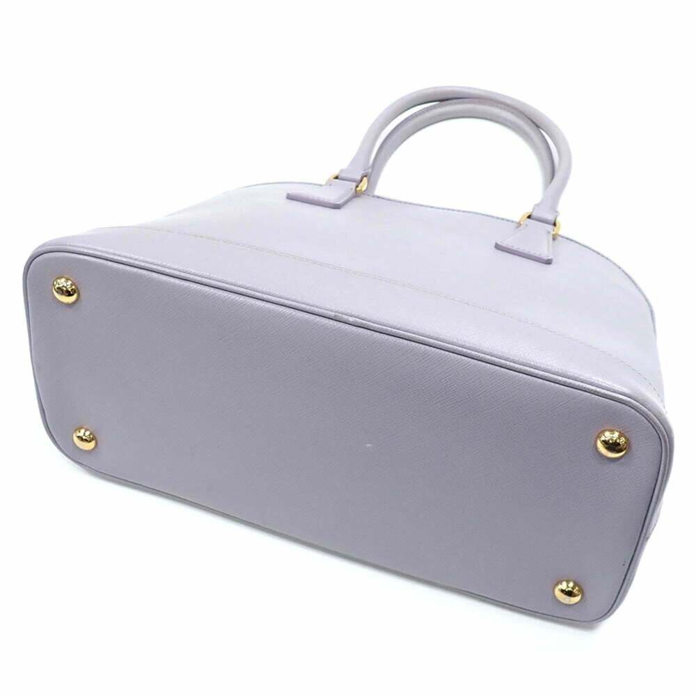 PRADA Purple Leather Shoulder Bag - Picture 2 of 10